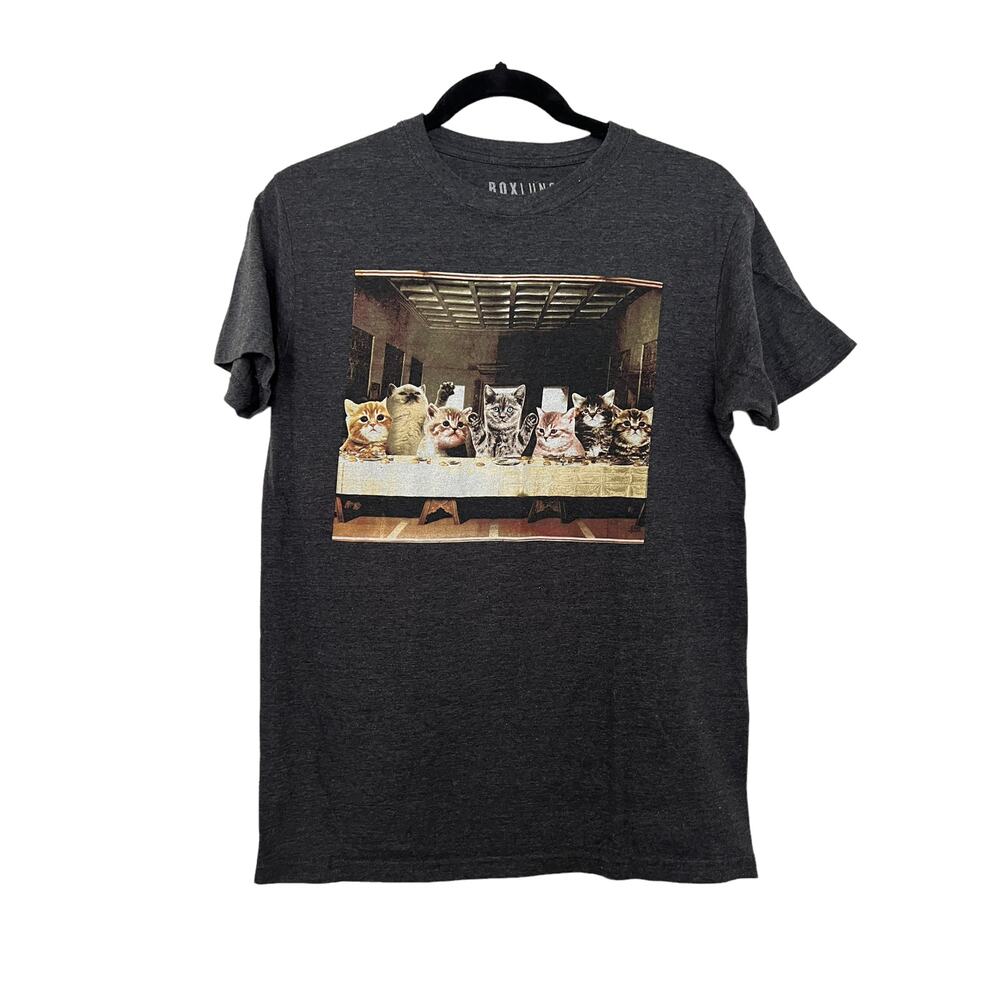 Box Lunch Cats The Last Supper T Shirt Short Sleeve Small